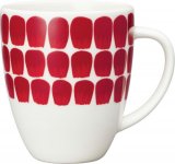 Arabia muki Tuokio 0,34L punainen Punainen