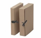 Arkistokotelo A4 10cm nappi/nauha