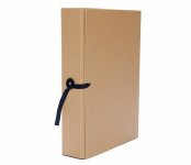 Arkistokotelo A4 6cm nappi/nauha