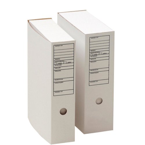 Arkistolaatikko a4 90mm etikettip valk