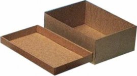 Arkistolaatikko+kansi 305x215x110mm ruskea