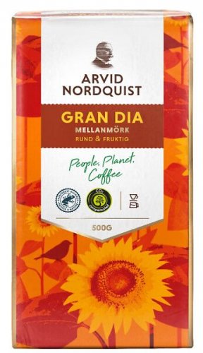 Arvid Nordquist Gran Dia 500g keskitumma paahto