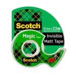 Asiakirjateippi Scotch Magic 19mm 7,5m katkaisijalla (invisible)