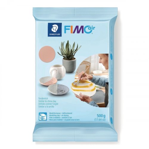 Askartelumassa Staedtler fimoair beige 500g