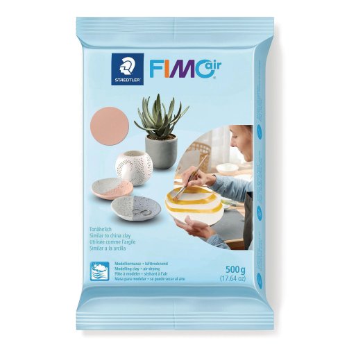 Askartelumassa Staedtler fimoair beige 500g