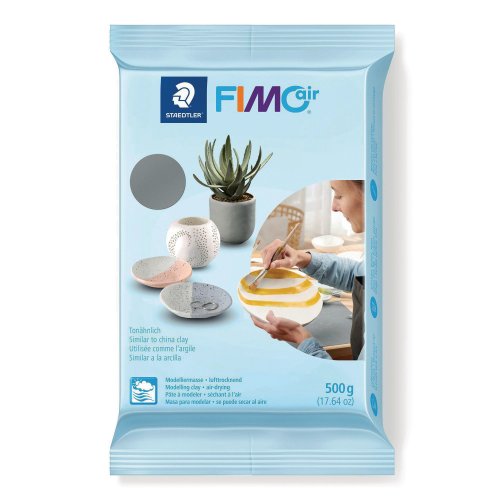 Askartelumassa Staedtler fimoair harmaa 500g