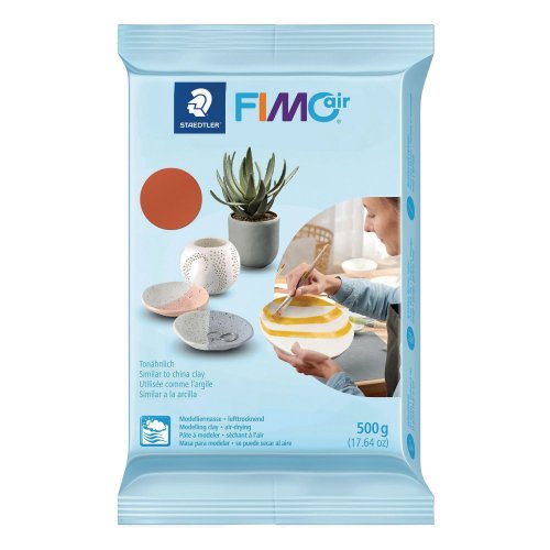 Askartelumassa Staedtler fimoair terrakotta 500g