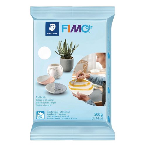 Askartelumassa Staedtler fimoair valkoinen 500g