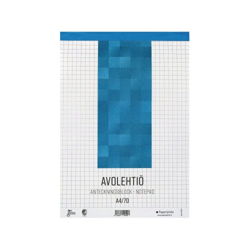Avolehtiö Paperipiste a4/70 ruudutettu 7x7mm perforoitu