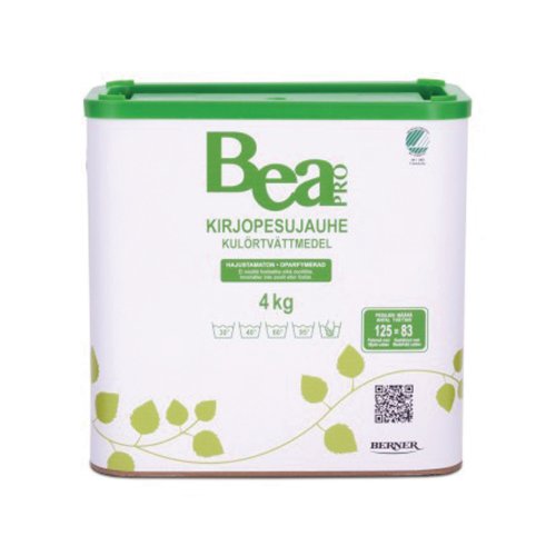Bea pro hajusteeton kirjopyykinpesujauhe 4kg