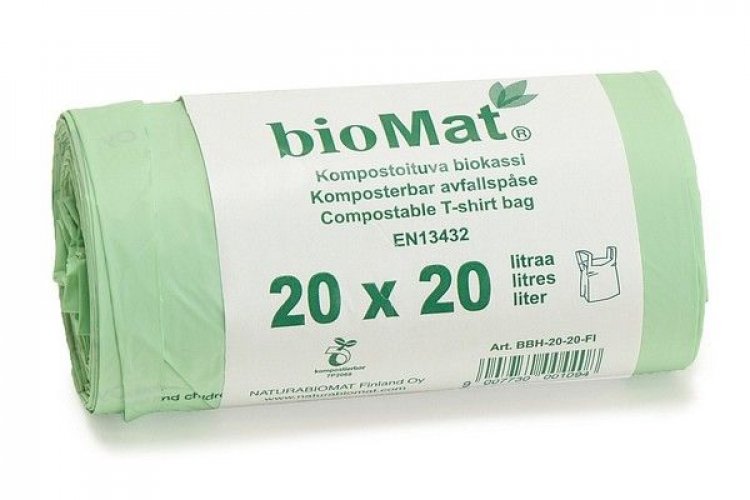 Biojätepussi bioMat 20L 420x500mm
