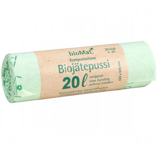 Biojätepussi bioMat 20L 420x520mm 20kpl