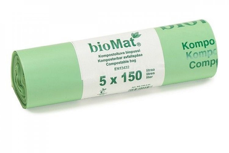 Biojätesäkki bioMat 150L 750x1150mm