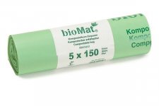 Biojätesäkki bioMat 150L 750x1150mm 5kpl