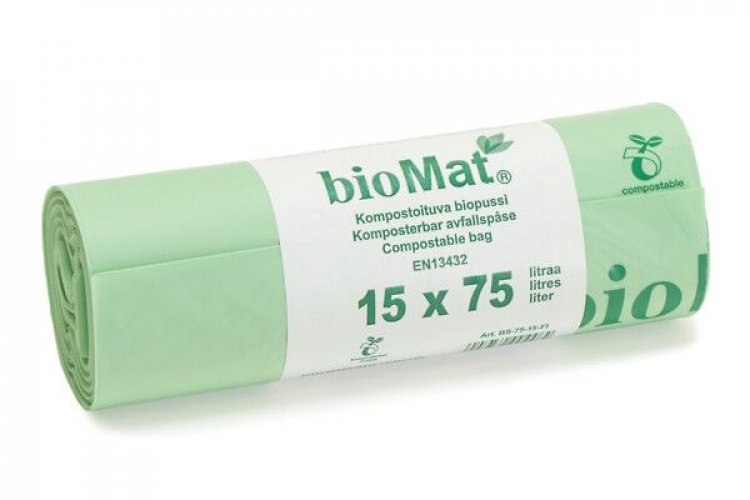 Biojätesäkki BIOMAT 75L 650x900mm