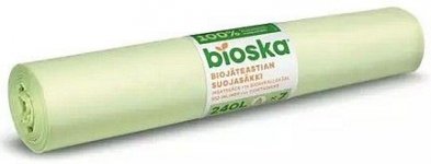 Biojätesäkki Bioska 240L 1130x1400mm 7kpl