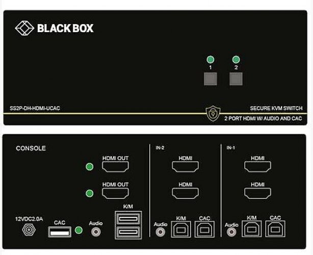 Black box 4-port hdmi usb
