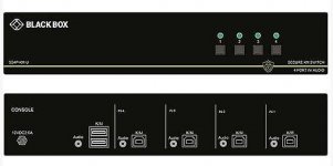 Black Box 4-Port NIAP 3.0 Secure KVM Switch - USB