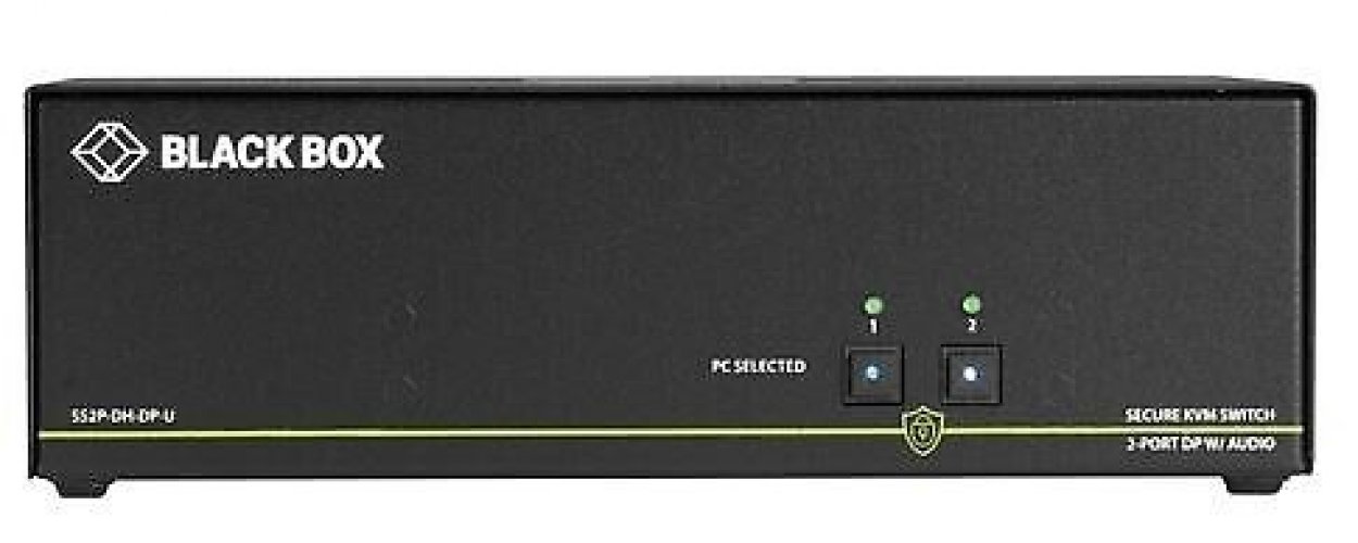 Black Box 4-port NIAP SECURE KVM/audiokytkin