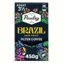 Brazil kahvi 450g tummapaahto RFA suodatinjauhatus