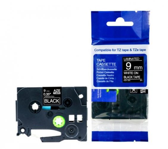 Brother tarranauha AZE-325 9mmx8m va/mu P-Touch