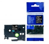 Brother tarranauha AZE-335 12mmx8m va/mu P-Touch yhteensopiva