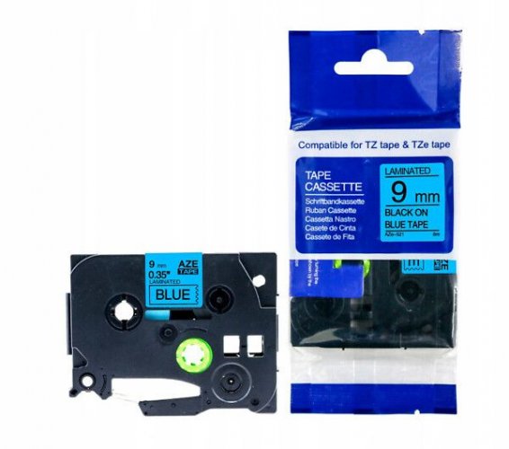 Brother tarranauha AZE-521 9mmx8m mu/si P-Touch yhteensopiva