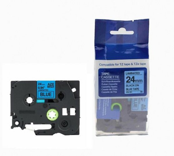 Brother tarranauha AZE-551 24mmx8m mu/si P-Touch yhteensopiva
