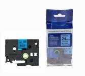 Brother tarranauha AZE-551 24mmx8m mu/si P-Touch yhteensopiva