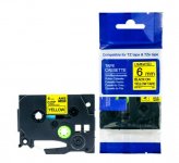 Brother tarranauha AZE-611 6mmx8m mu/ke P-Touch yhteensopiva