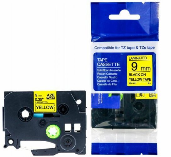 Brother tarranauha AZE-621 9mmx8m mu/ke P-Touch yhteensopiva