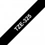 Brother tarranauha TZe-325 9mm/8m valkoinen/musta
