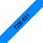 Brother tarranauha TZe-521 9mm/8m musta/sininen