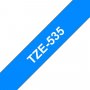 Brother tarranauha TZe-535 12mm/8m valkoinen/sininen