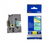 Brother tarranauha TZe-751 24mm/8m musta/vihreä