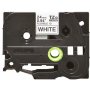 Brother tarranauha TZe-FX251 24mm/8m musta/valkoinen