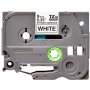 Brother tarranauha TZe-S221 9mm/8m musta teksti / valkoinen pohja
