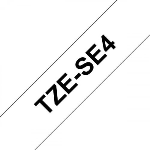 Brother tarranauha TZeSE4 18mmx8m musta/valkoinen