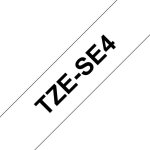 Brother tarranauha TZeSE4 18mmx8m musta/valkoinen