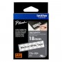 Brother tarranauha TZeSE4 18mmx8m musta/valkoinen