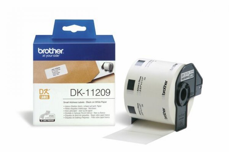 Brother tarrarulla DK-11209 QL-sarja pieni osoitetarra 29x62mm