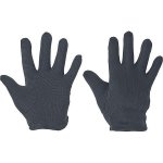 Bustard Tekstiilikäsine 8/M PVC-näppyläkuvioitu puuvilla musta