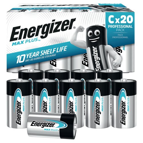 C LR14 paristo 1.5 V Energizer® max plus™ 20kpl