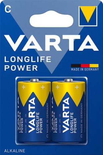 Alkaliparisto Varta Longlife Power C /LR14 2kpl