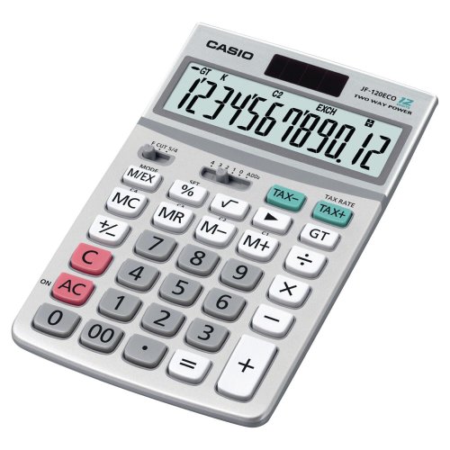 Casio jf-120 eco calculator 12 digits