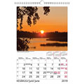 Seinäkalenteri auringonlasku