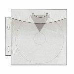CD-/DVD -tasku 148x143 mm kirkas (75kpl/pkt)