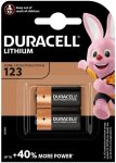 CR123A paristo Duracell 2kpl blisterpakkaus