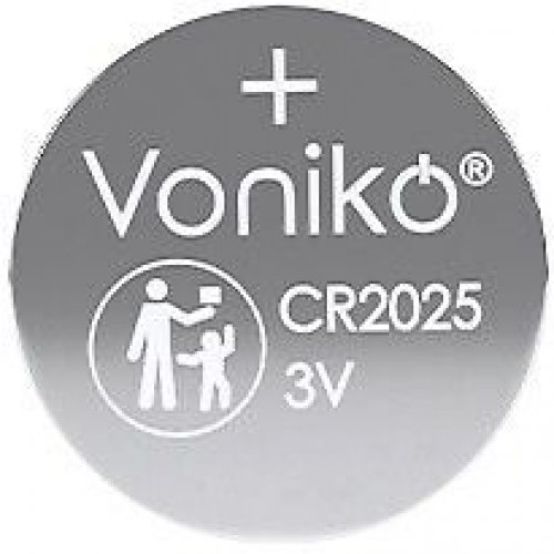 CR2025 paristo Voniko 3V litiumparisto 2kpl