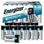 D LR20 paristo 1.5 V energizer max plus alkaline 20kpl